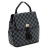 Jenie Monogram Flap Backpack