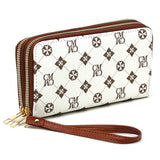 CM Monogram Double Zip Wallet