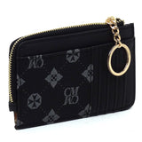 Monogram Card Holder Keychain Wallet