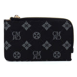 Monogram Card Holder Keychain Wallet