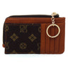 Monogram Card Holder Keychain Wallet