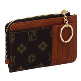 Monogram Card Holder Keychain Wallet