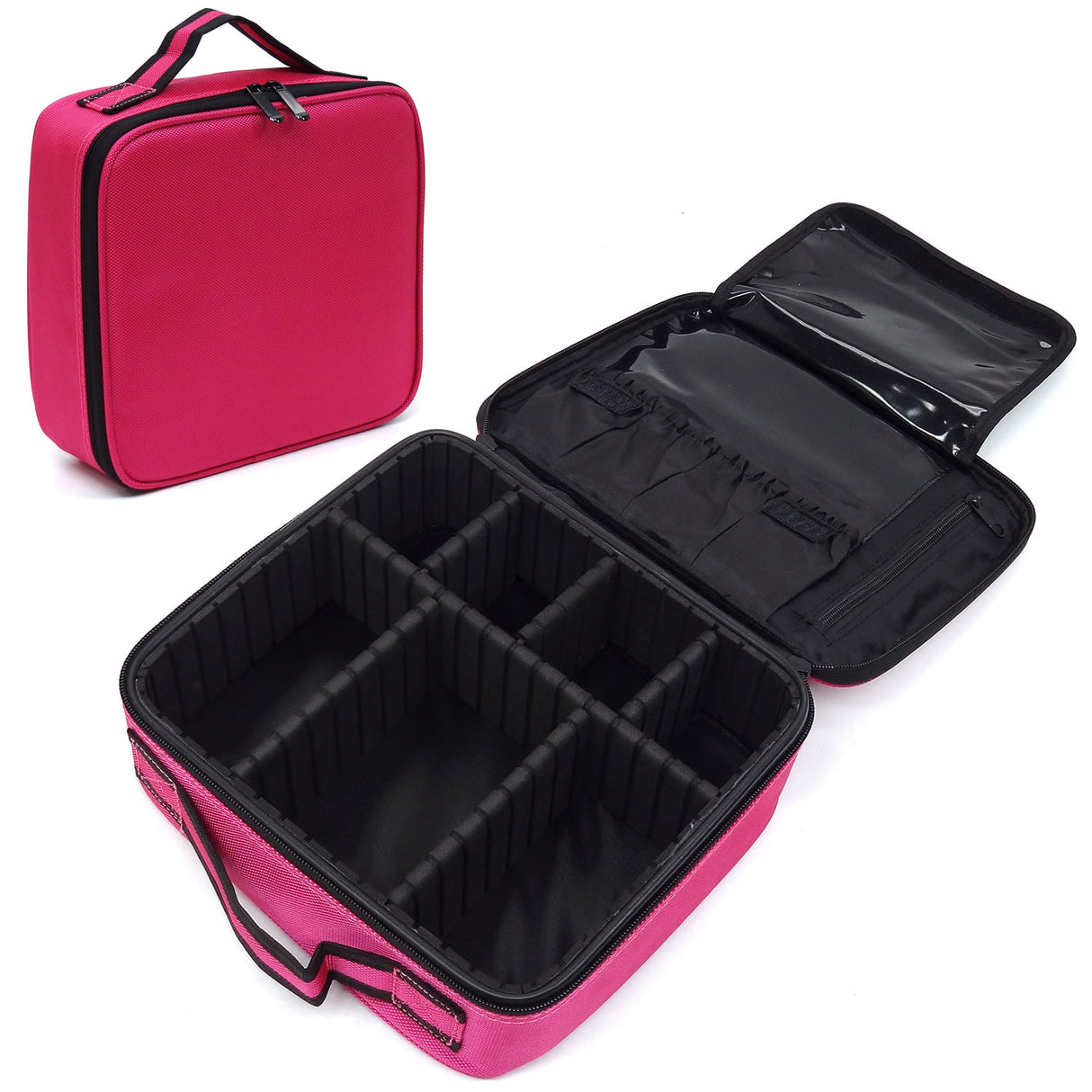 Travel Makeup Cosmetic Case Organizer