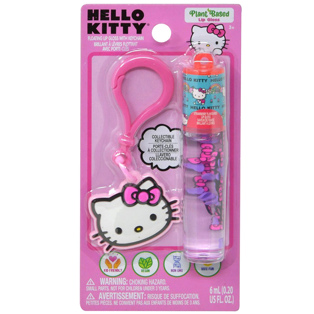 Hello Kitty Lip Gloss With Keychain