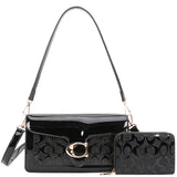 2In1 Glossy Oval Print Shoulder Crossbody Set