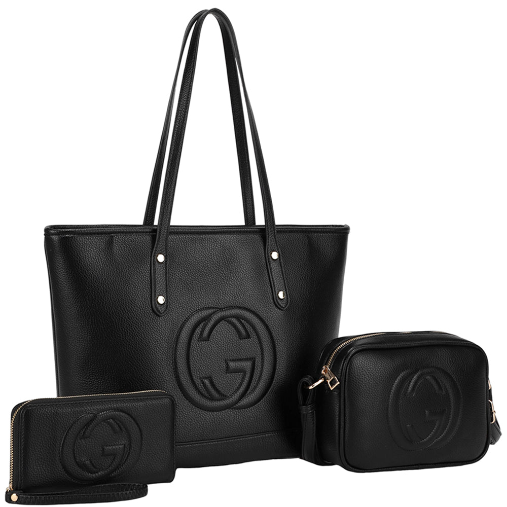 GC Design Tote Bag W Crossbody And Wallet Set