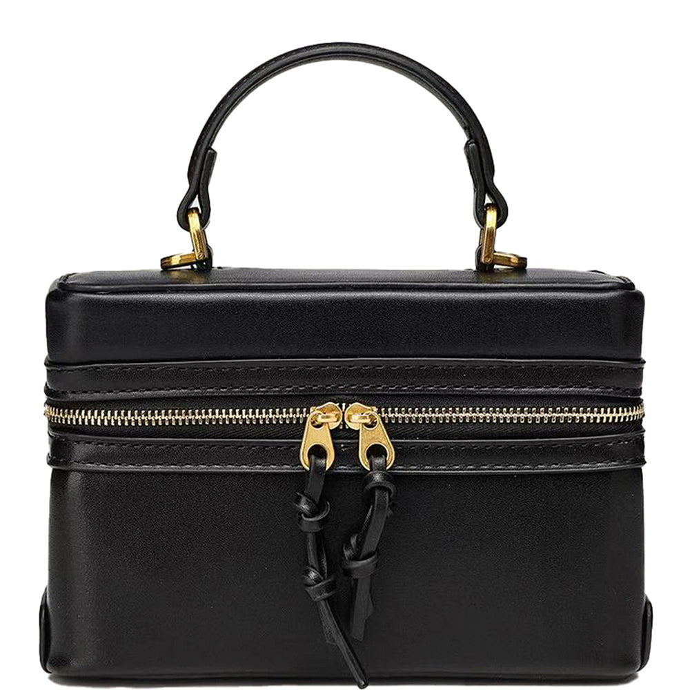 Modern Vanity Handle Satchel Bag