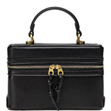 Modern Vanity Handle Satchel Bag