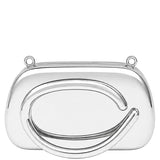 Smooth Metal Evening Crossbody Bag