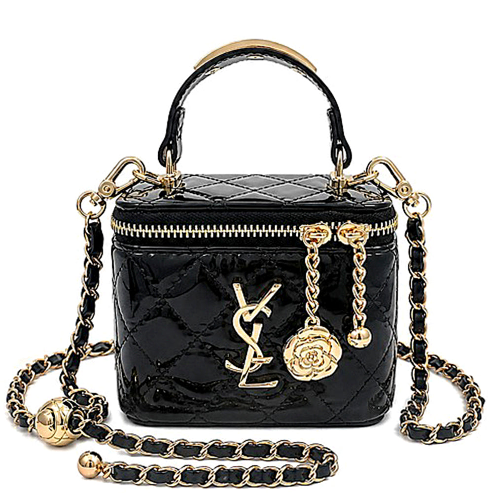 St.Laurent Quilted Crossbody Bag