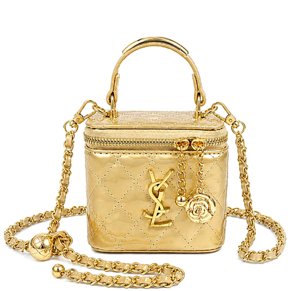 St.Laurent Quilted Crossbody Bag
