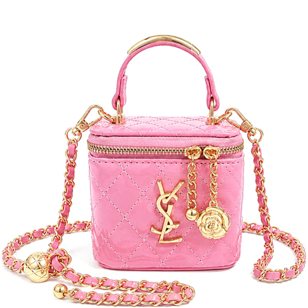 St.Laurent Quilted Crossbody Bag