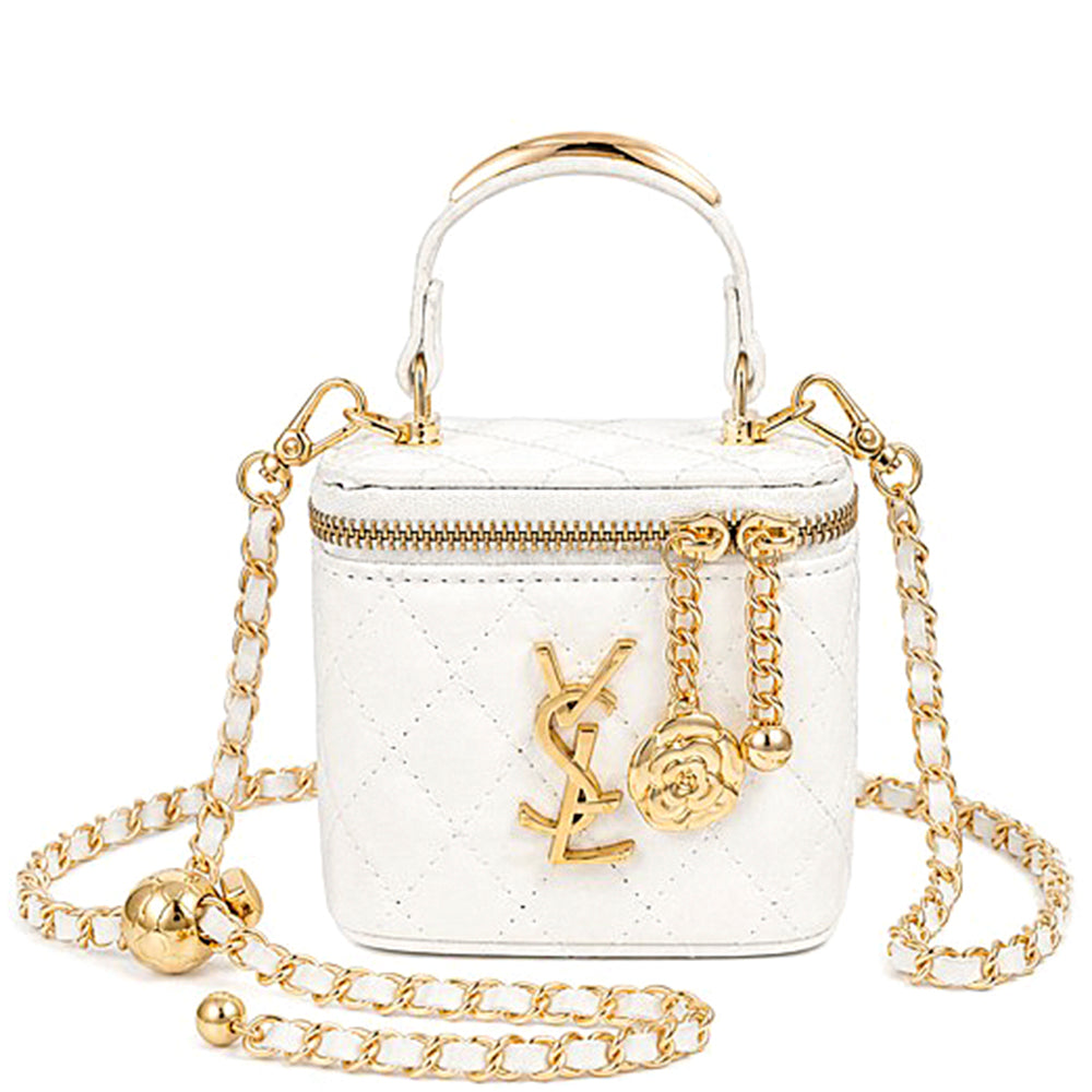 St.Laurent Quilted Crossbody Bag