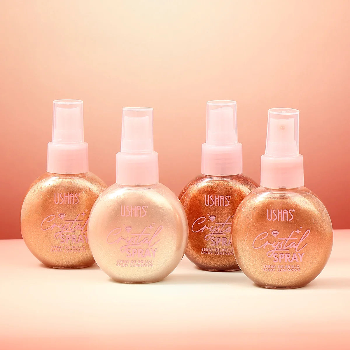 Ushas Face & Body Shimmer Highlighter Spray
