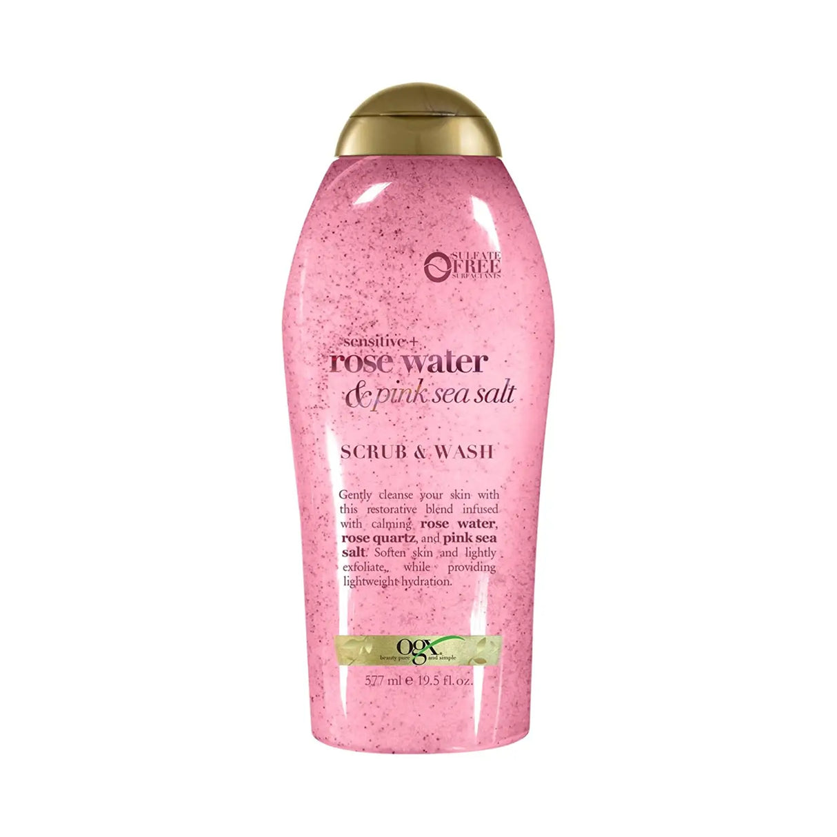 OGX Rose Water & Pink Sea Salt Scrub & Wash