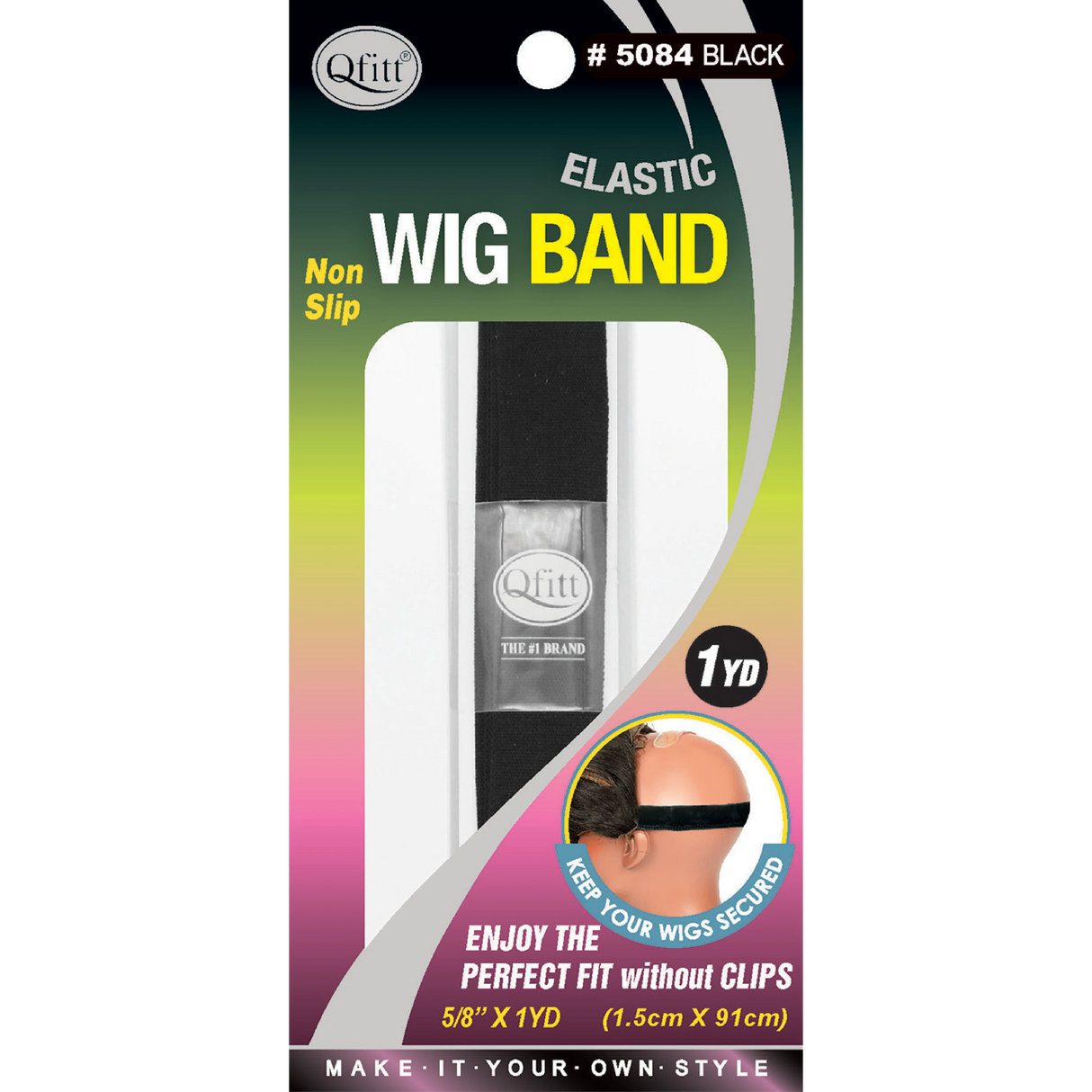 Qfitt Elastic Wig Band 1YD