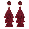 Stone Tassel Earrings