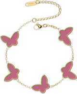 Butterfly Stainless Steel Bracelet