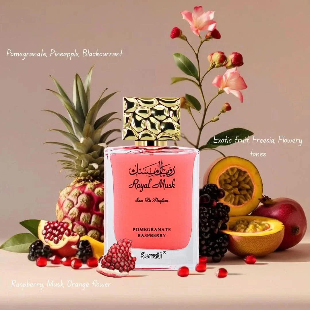 Royal Musk Pomegranate Raspberry Eau de Parfum by Surrati