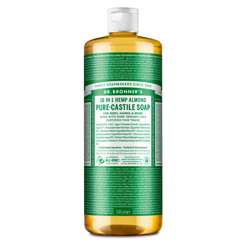 Dr. Bronner’s Almond Pure-Castile Liquid Soap