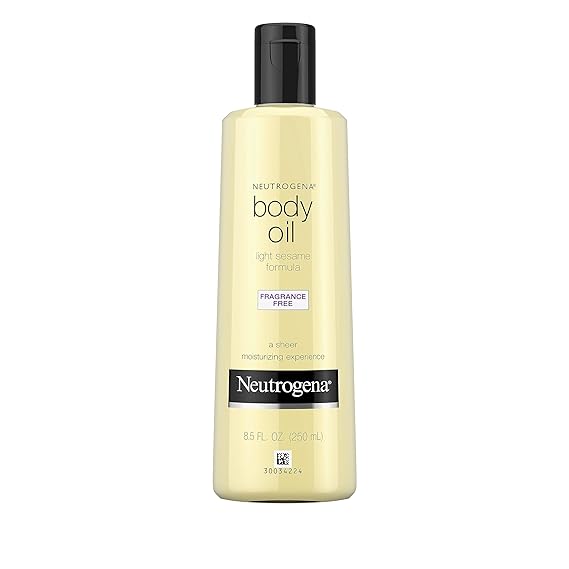 Neutrogena Fragrance-Free Body Oil Light Sesame Formula