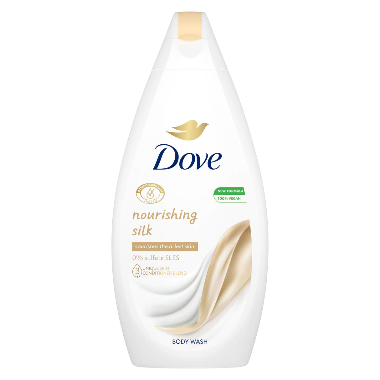 Dove Nourishing Silk Body Wash 500 ml