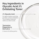 The Ordinary Glycolic Acid 7% Exfoliating Toner 3.4 Fl Oz