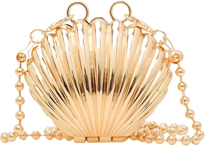 Gold Shell Purse