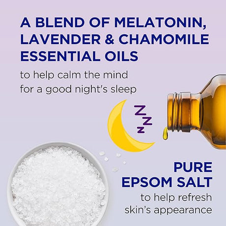 Dr Teal's Sleep Body Wash with Melatonin, Lavender & Chamomile & Essential Oil Blend, 24 fl oz.