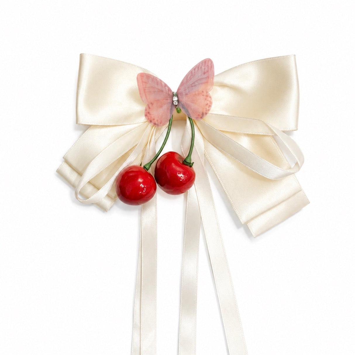 Stylish Butterfly Cherry Bow
