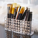 Cosmetic Diamond Pattern Storage Container