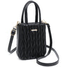 Chevron Quilted Mini Tote Satchel