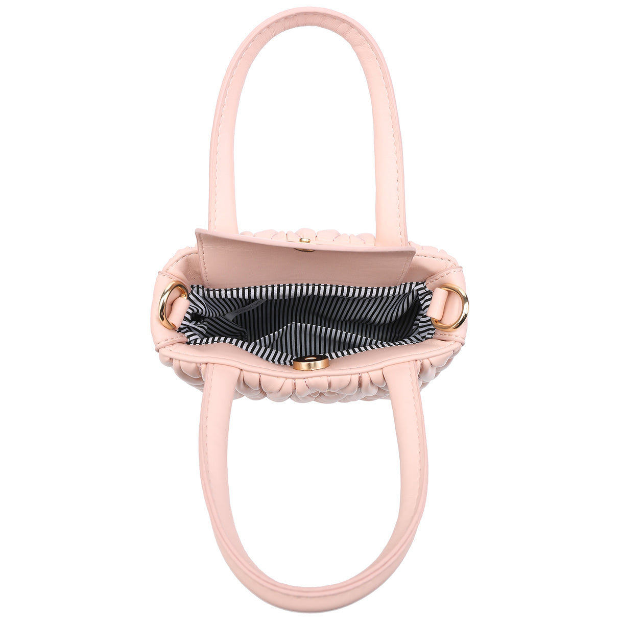 Chevron Quilted Mini Tote Satchel