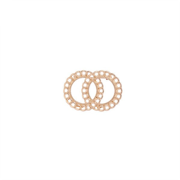 Double Ring Brooch