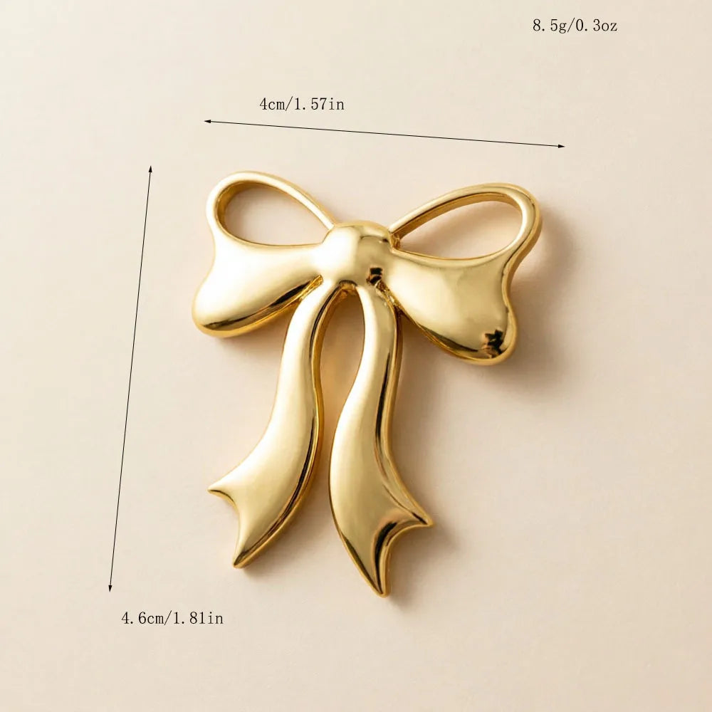 Glossy Gold Brooches