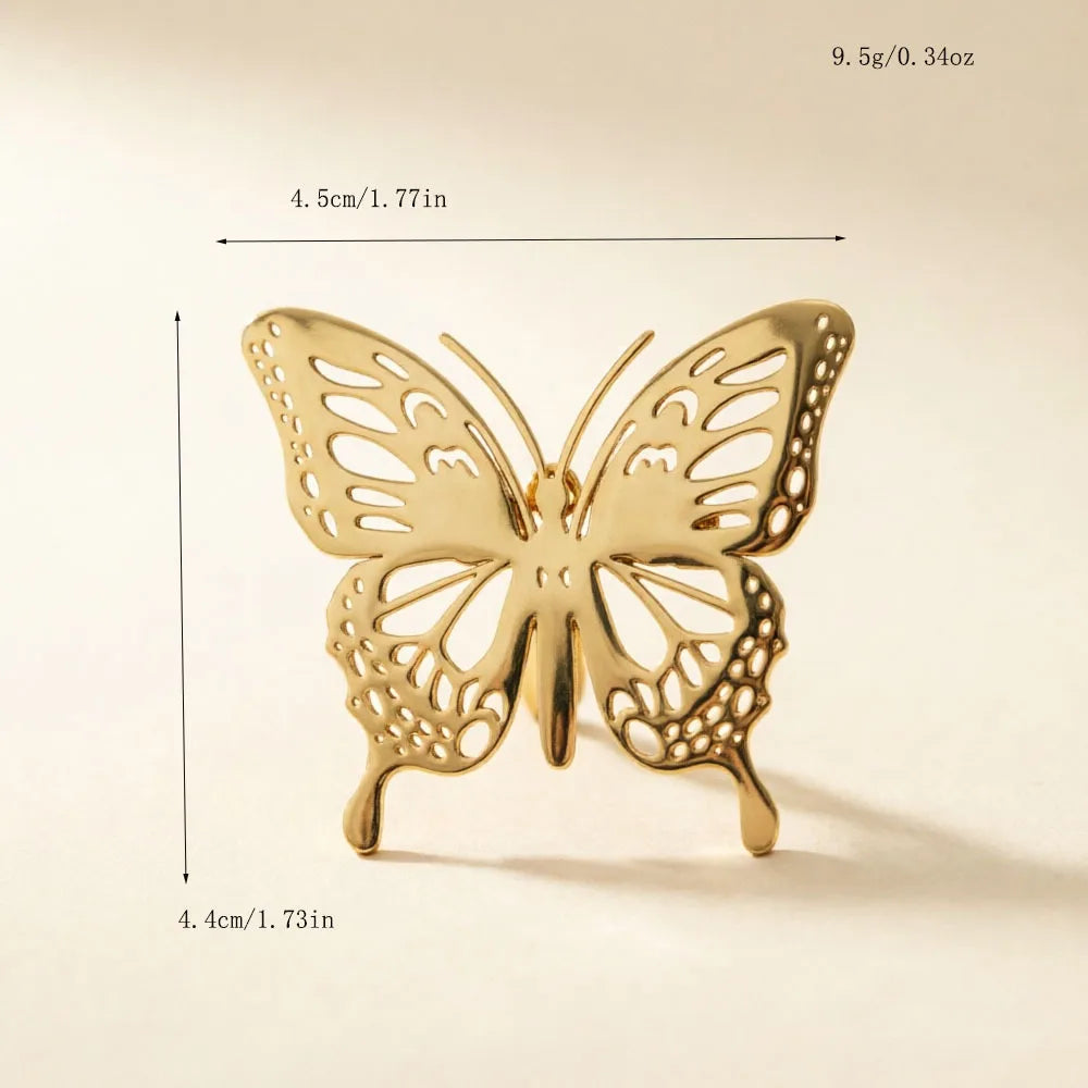 Glossy Gold Brooches