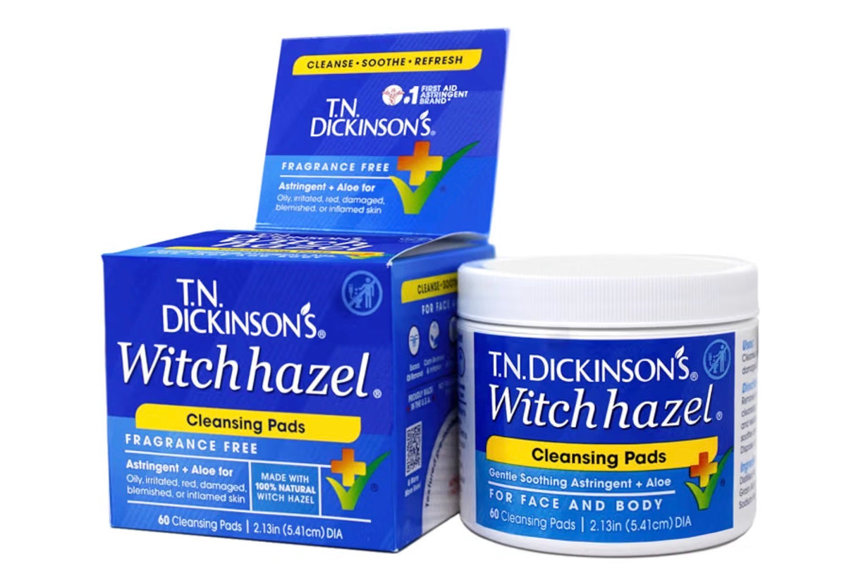 T.N Dickson’s Witch hazel cleansing pads