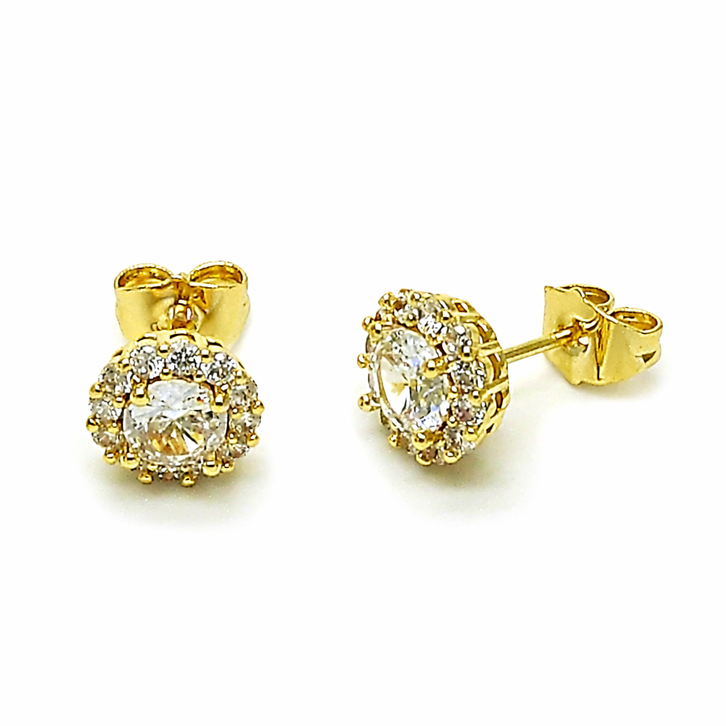 Nina Gold Stud Earrings