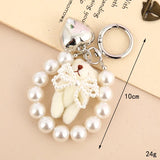 Pearl Bear Keychain