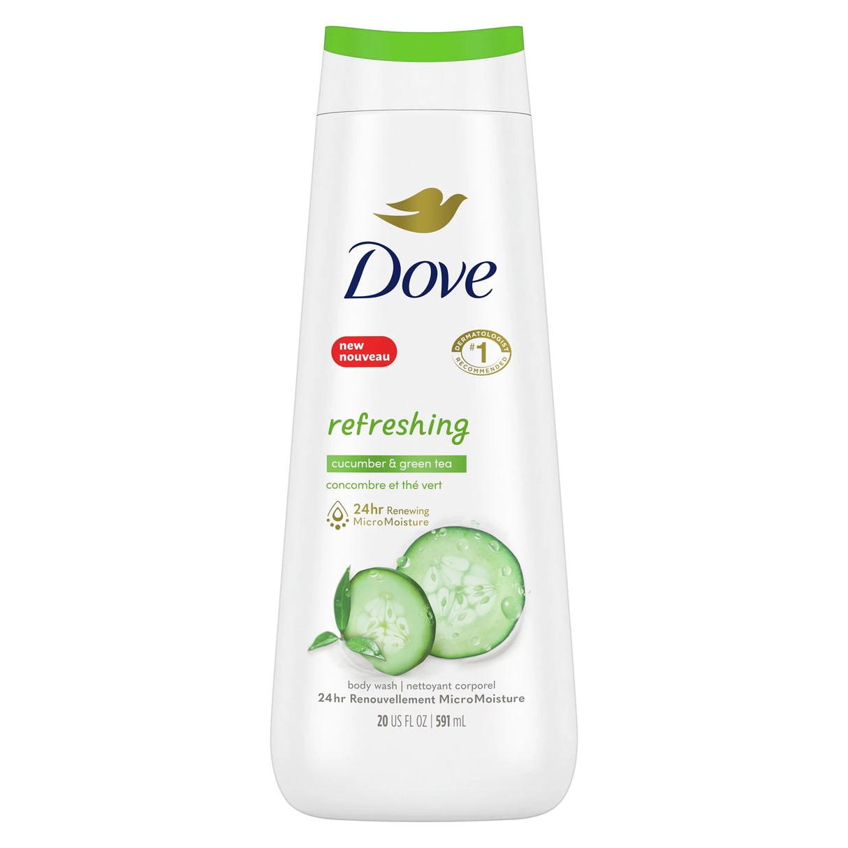 Dove Refreshing Body Wash with Cucumber & Green Tea