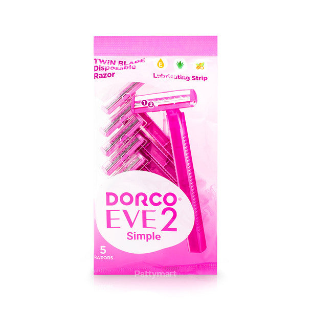 Dorco 5 Pack Twin Blade Razors