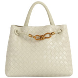 Woven Muse Brass Satchel