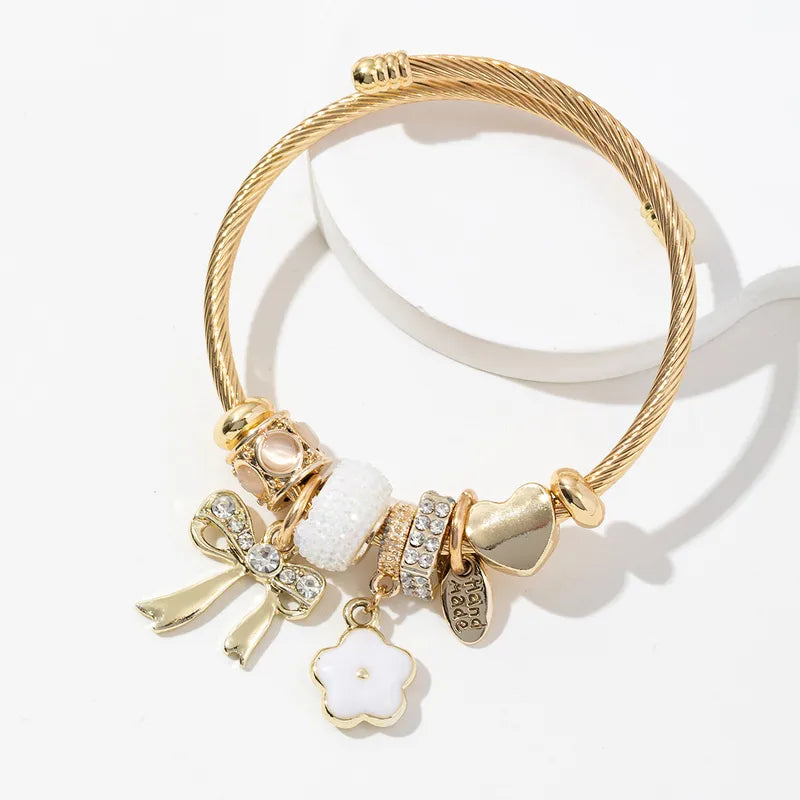 Flower Charm Bracelet