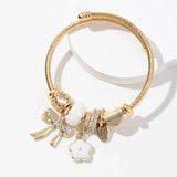 Flower Charm Bracelet