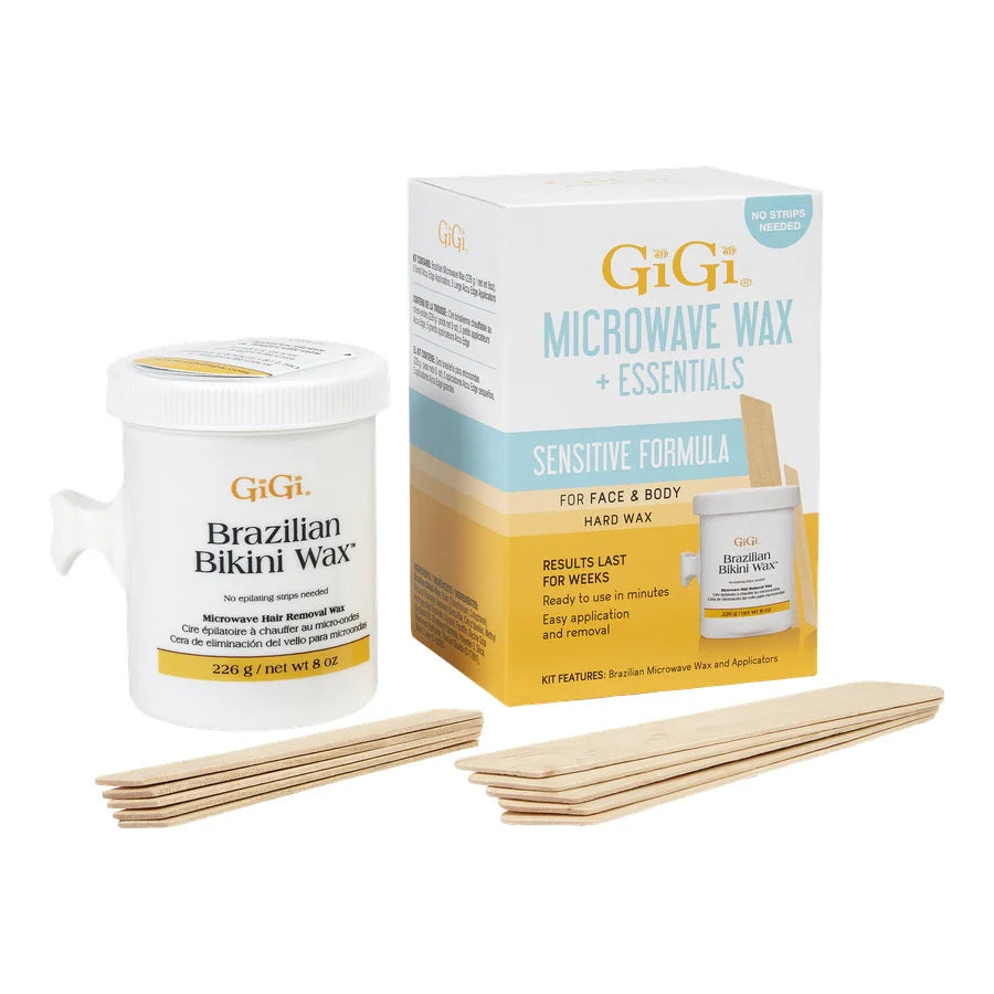 GiGi Brazilian Bikini Microwave Kit Sensitive Formula