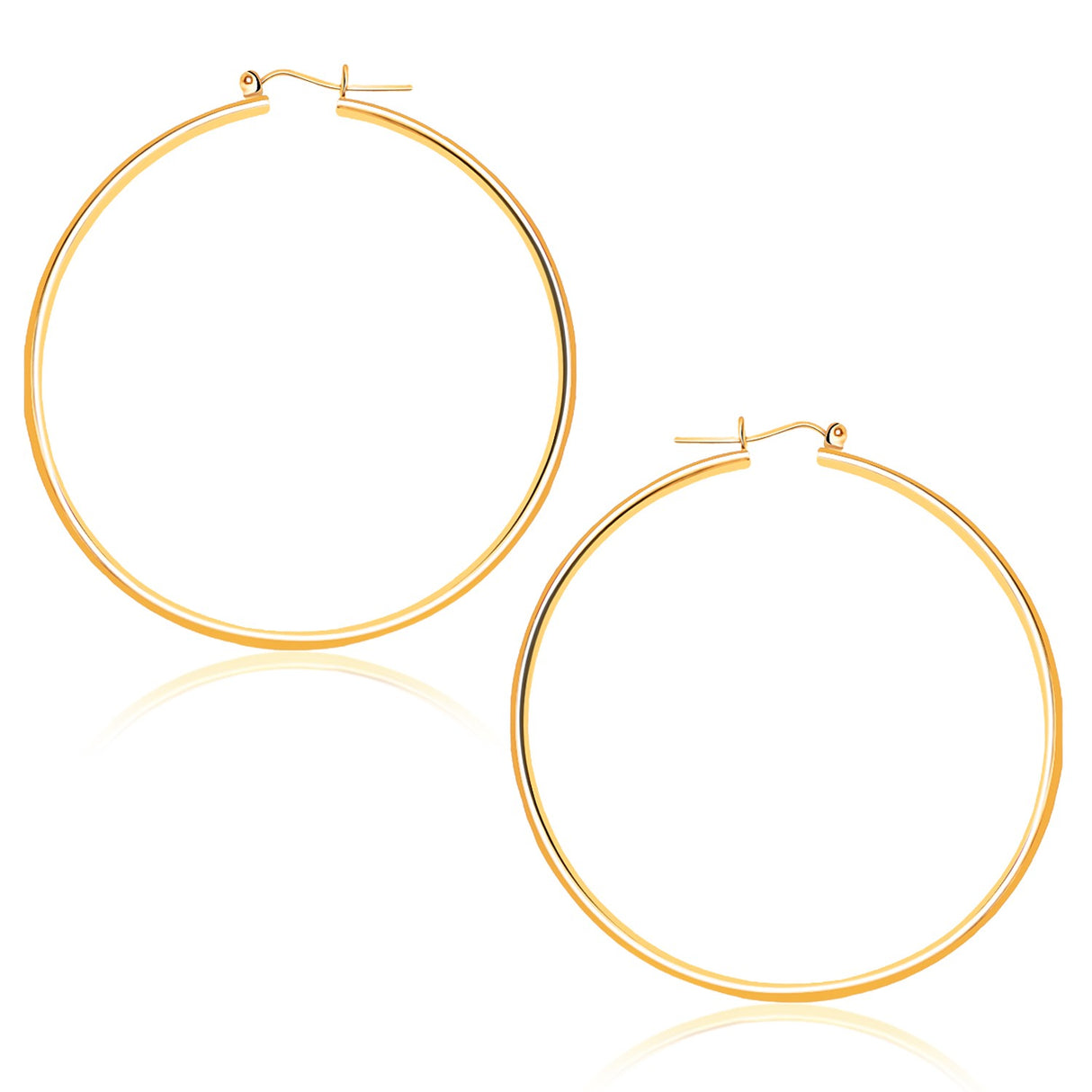 Stainless Steel Gold Hoops