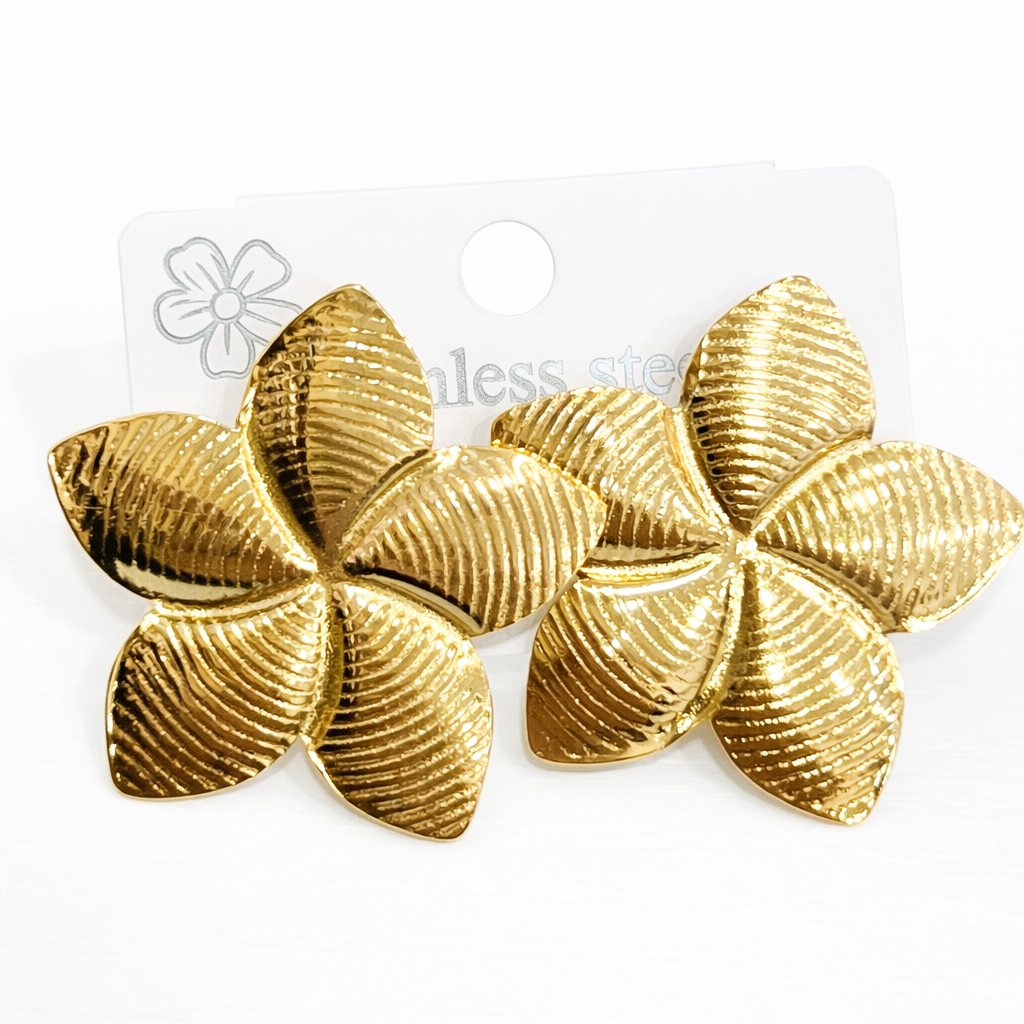 Tropical Flower Earrings