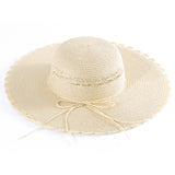 Boho chic style beach hat