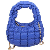 Puffy Quilted Mini Crossbody Satchel