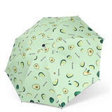 Fruit Print Folding Umbrella
